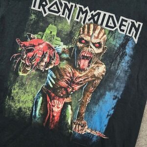 Iron Maiden Concert Shirt Mens M Black Book Of Souls World Tour 2016 Band Tee